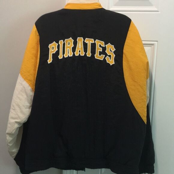 Vintage Pittsburgh Pirates retro MLB player apex zipper warm up jacket - Picture 6 of 6